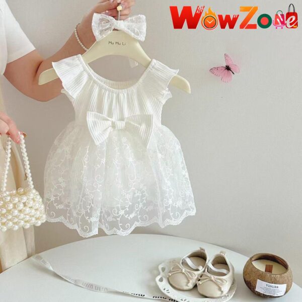 Baby Princess dress - White - Image 1